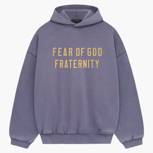 Fear Of God Essentials Heavy Fleece Hoodie Lavender