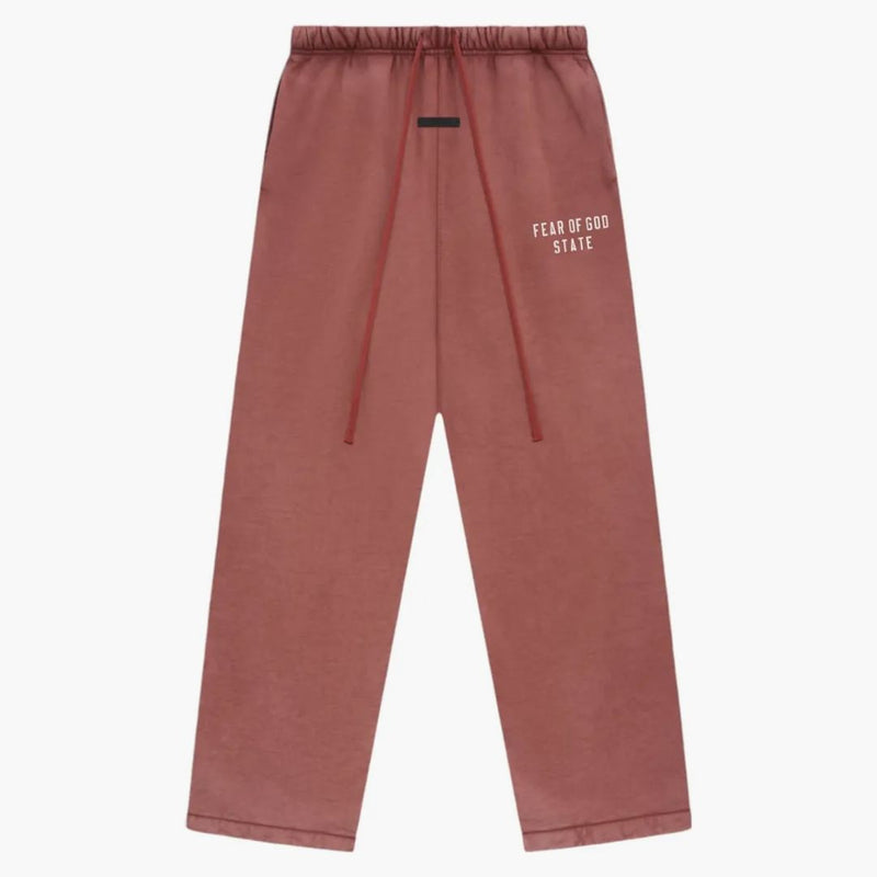 Fear of God Essentials Heavy Fleece Relaxed Sweatpant Crimson