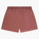 Fear of God Essentials Heavy Fleece Soccer Short Crimson