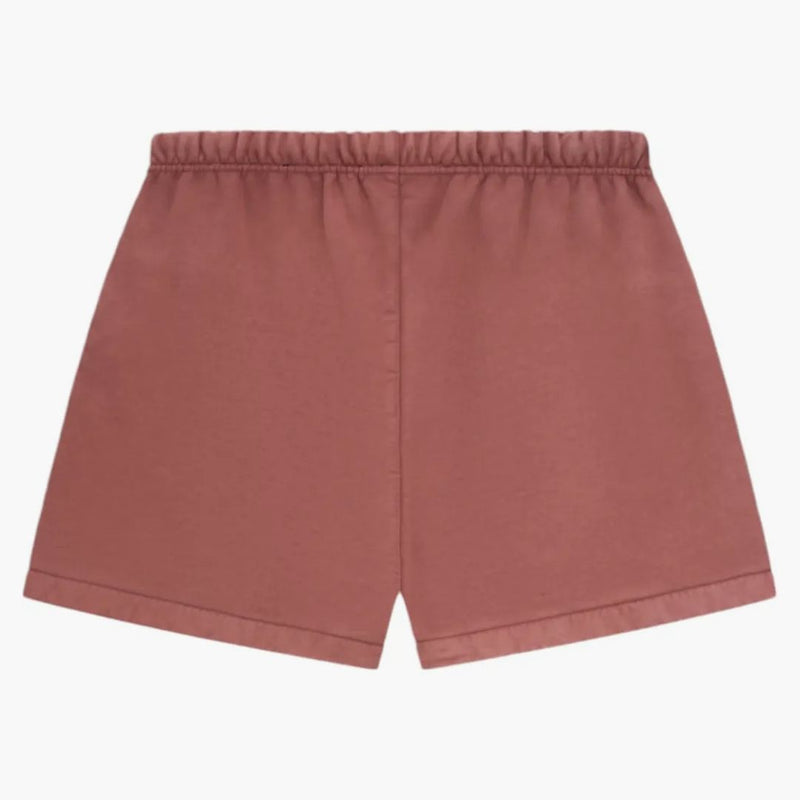 Fear of God Essentials Heavy Fleece Soccer Short Crimson