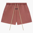 Fear of God Essentials Heavy Fleece Soccer Short Crimson