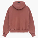 Strach z Boha Essentials Heavy Fleece Vintage Shrunken Hoodie Crimson