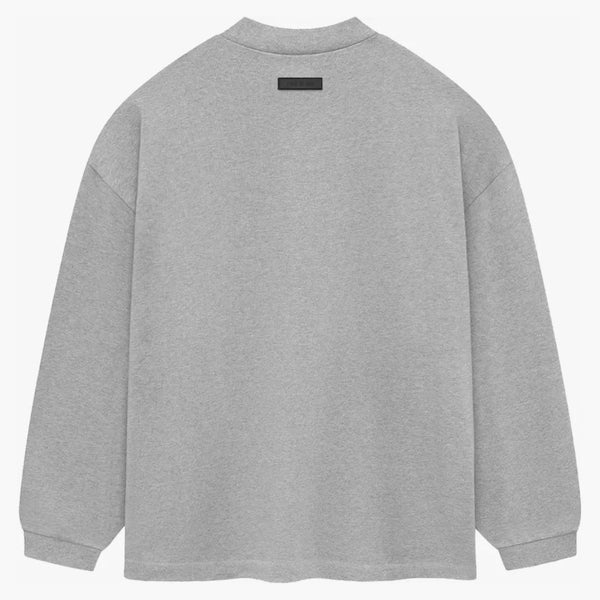 Fear Of God Essentials Heavy Jersey Longsleeve Tee Light Heather Grey