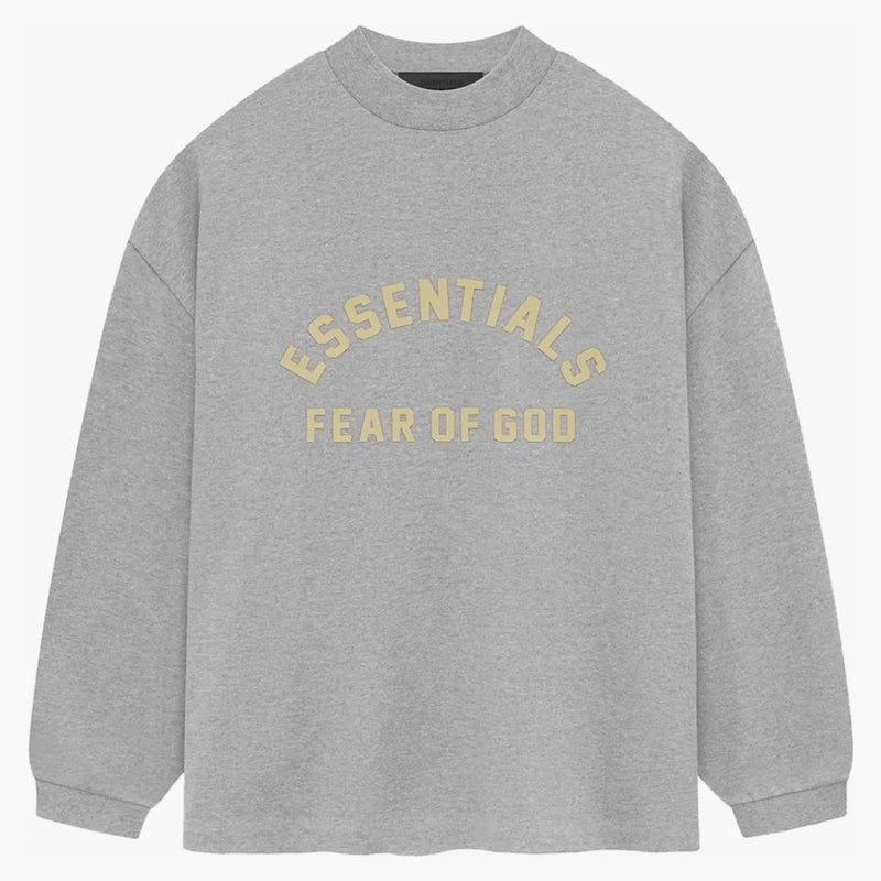Strach przed Bogiem Essentials Heavy Jersey Longsleeve TEE Light Heather Grey