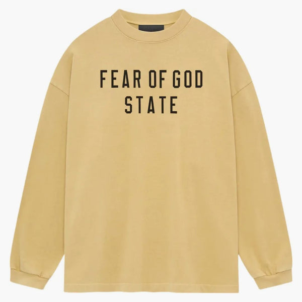 Fear Of God Essentials Heavy Longsleeve Tee Amber