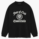 Fear Of God Essentials Heavy Longsleeve Tee (fw24) Black