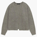 Fear Of God Essentials Heavy Waffle Cardigan Heather Gray