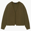 Strach przed Bogiem podlewa ciężka waflowa kardigan oliwka