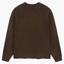 Fear Of God Essentials Heavy Waffle Crewneck Sweater Brown