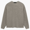 Fear Of God Essentials Heavy Waffle Crewneck Sweater Heather Gray