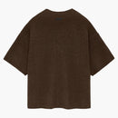 Fear Of God Essentials Heavy Waffle Short Sleeve Crewneck Sweater Brown