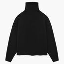 Fear of God Essentials Heavy Waffle Turtleneck Black