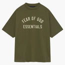 Fear Of God Essentials Jersey Crewneck Tee Military