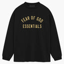 Fear of God Essentials Jersey Long Sleeve Tea Black