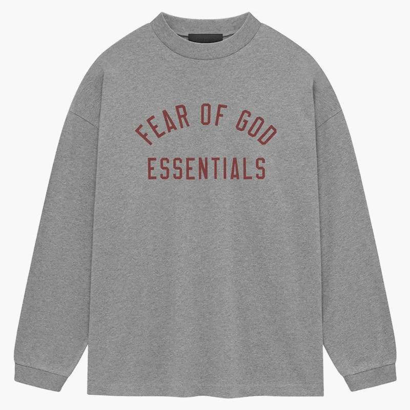 Fear of God Essential Jersey Long Sleeve Tea Dark Heather