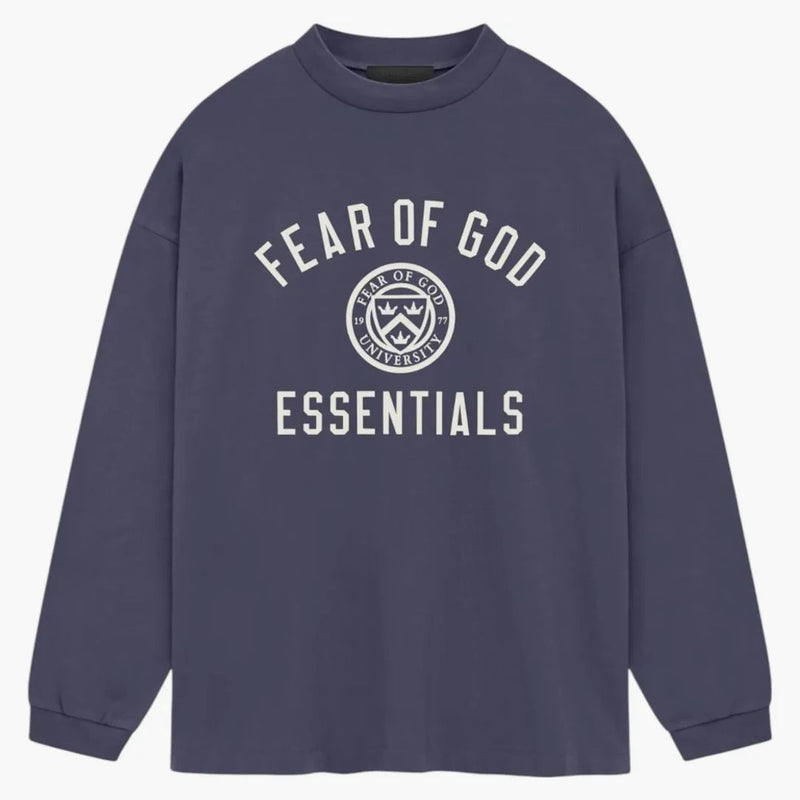 Strach z Boha Essential Jersey s dlouhým rukávem čaj Marine