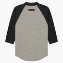 Fear of God Essentials Kids 3/4 Sleeve Baseball T-shirt Dark Oatmeal