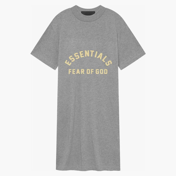 Fear of God Essentials Kids 3/4 Sleeve Dress Dark Heather OaTMeal