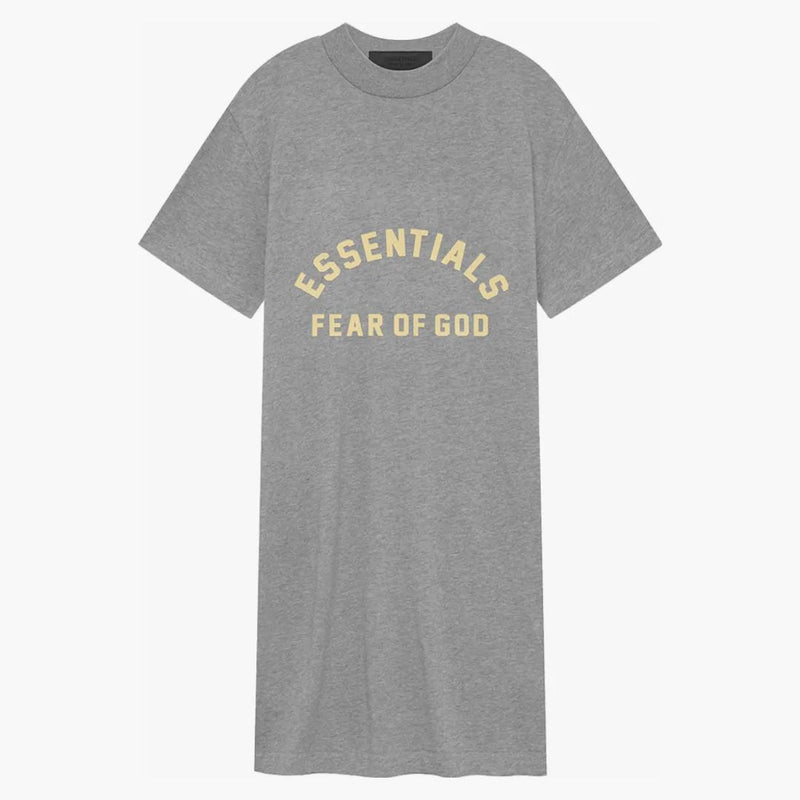 Fear of God Essentials Kids 3/4 Sleeve Dress Dark Heather OaTMeal
