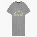 Fear Of God Essentials Kids 3/4 Sleeve Dress Dark Heather Oatmeal