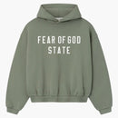 Fear Of God Essentials Kids 90's Fleece Hoodie Moss
