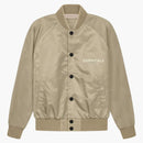 Fear of God Essentials Kids Baseball Jacket Oak