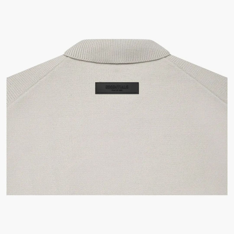 Fear of God Essentials Kids Big E Knit Polo Wheat