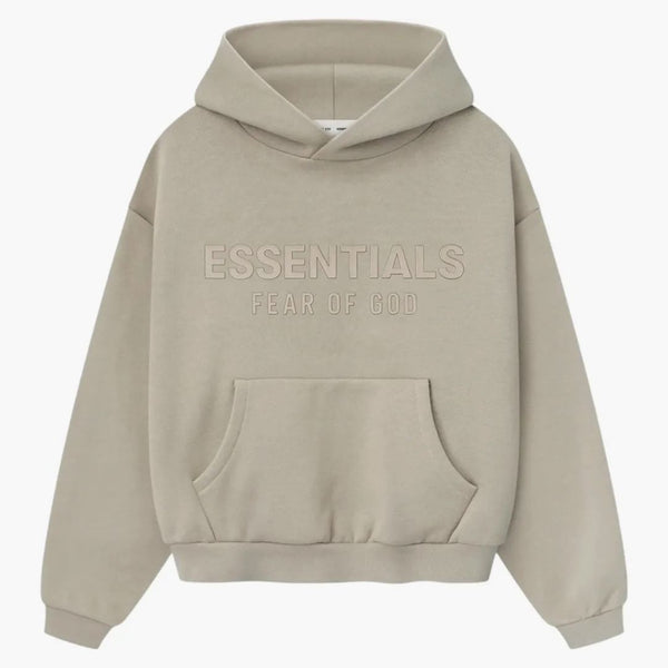 Fear Of God Essentials Kids Classic Fleece Hoodie Timber