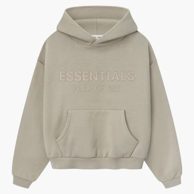 Fear Of God Essentials Kids Classic Fleece Hoodie Timber