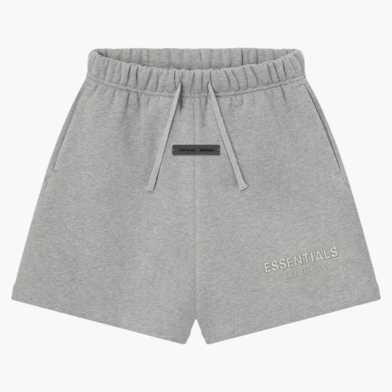 Fear Of God Essentials Kids Classic Fleece Sweatshort Concrete Heather