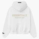 Fear Of God Essentials Kids Classic Fleece Zip-up Hoodie Cloud White