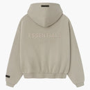 Fear Of God Essentials Kids Classic Fleece Zip-up Hoodie Timber