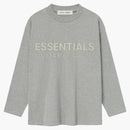 Fear Of God Essentials Kids Classic Long Sleeve Tee Concrete Heather