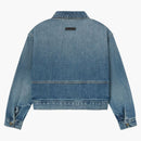 Fear Of God Essentials Kids Denim Trucker Jacket Classic Blue