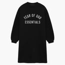 Fear Of God Essentials Kids Fleece Crewneck Dress Black