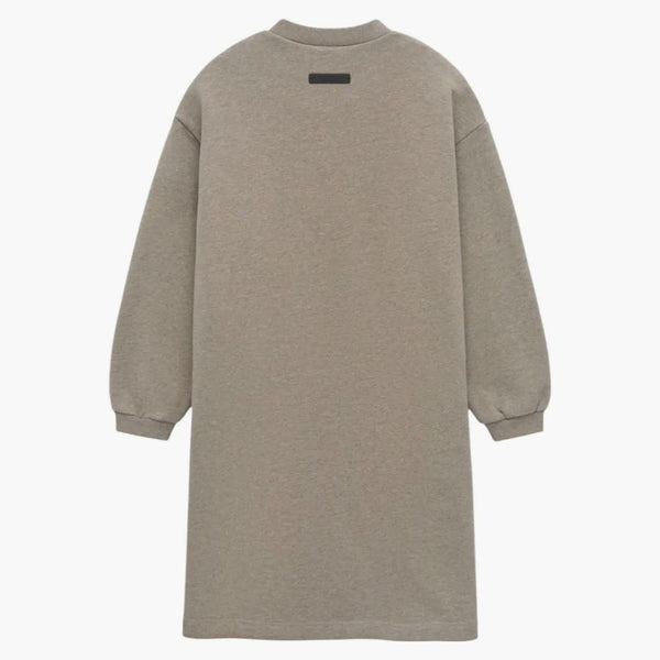 Rädsla för Gud Essentials Kids Fleece Crewneck Dress Heather Grey