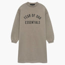 Fear Of God Essentials Kids Fleece Crewneck Dress Heather Gray
