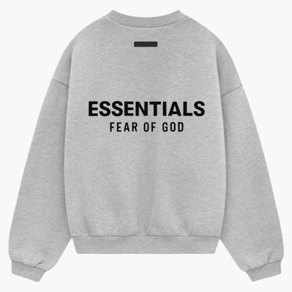 Paura di Dio Essenziale per bambini in pile di pile Light Light Heather Grey