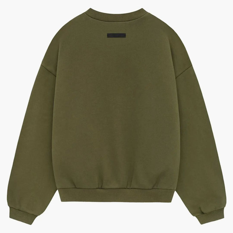 Fear Of God Essentials Kids Fleece Crewneck Military