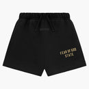 Miedo a Dios esencial para niños Fútbol de vellón corto negro