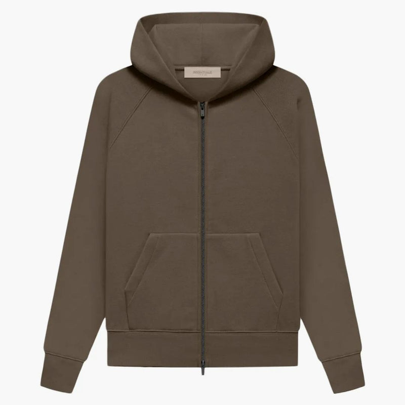 Rädsla för Gud Essentials Kid's Fullzip Hoodie Wood