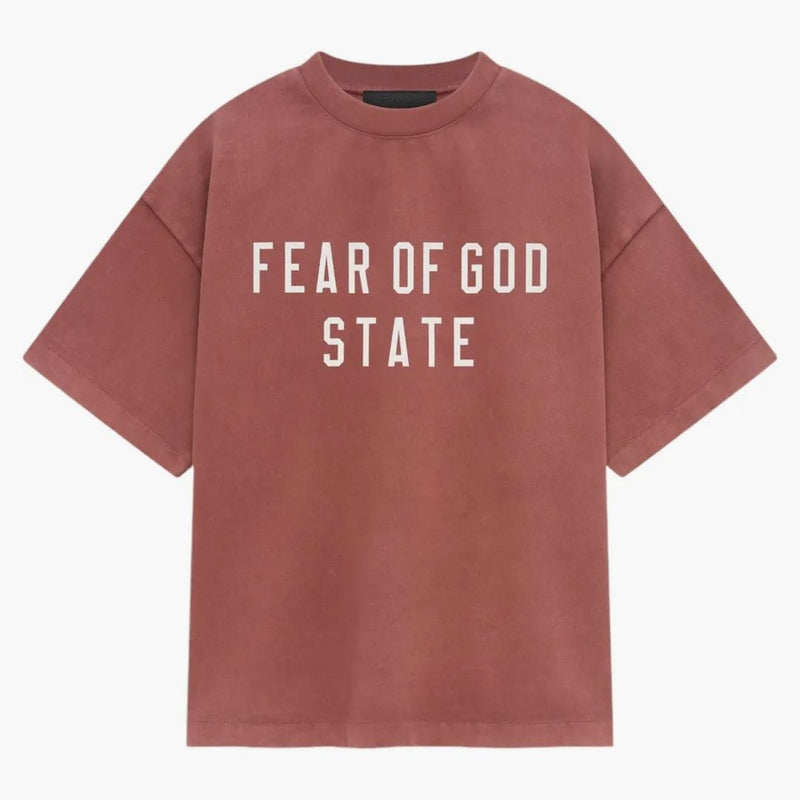 Strach przed Bogiem Essentials Kids Heavy Crewneck Tea Crimson