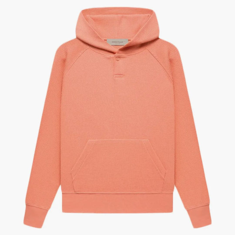 Strach z Boha Essentials Kids Henley Hoodie Coral