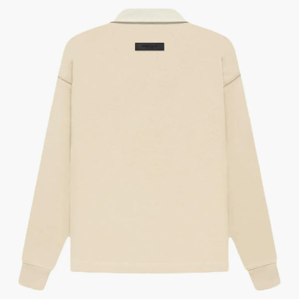 Fear of God Essentials Kids Henley Rugby Egg Shell