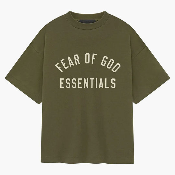 Paura di Dio Essenziale per bambini Jersey CreWNeck Tea Military