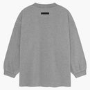 Fear Of God Essentials Kids Jersey Long Sleeve Tee Dark Heather