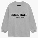 Fear of God Essentials Kids Jersey Long Sleeve Tee Light Heather Gray
