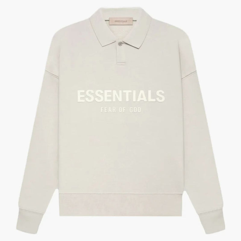 Fear of God Essentials Kids L/S Polo Wheat