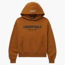 Fear of God Essentials Kids Mr. Porter Exclusive Logo-Print Cotton-Blend Jersey Hoodie Brown