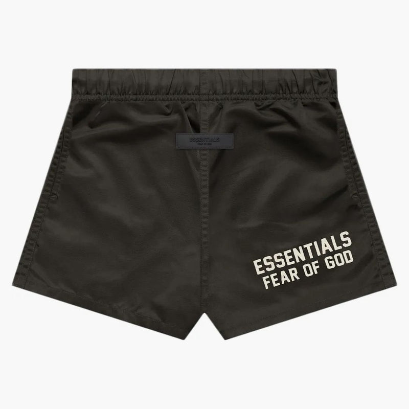 Fear of God Essentials Kids Nylon Running Shorts Off Black